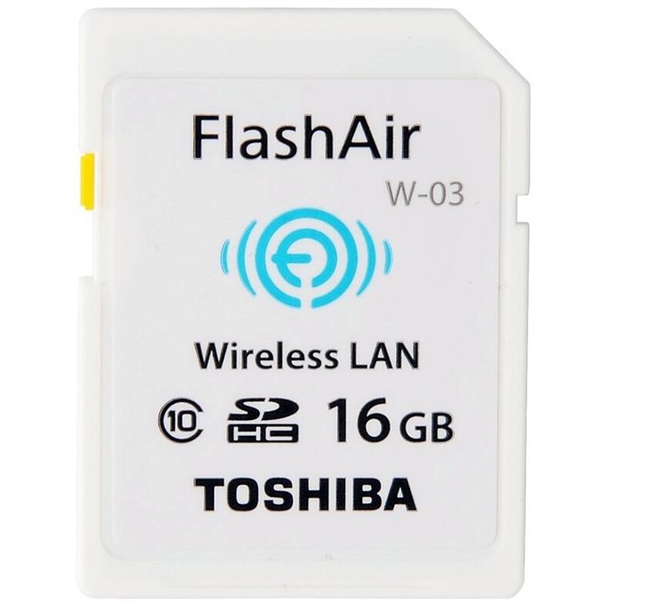 無線傳輸利器 16GB東芝FlashAir SD卡僅售129元，數碼交換更便捷